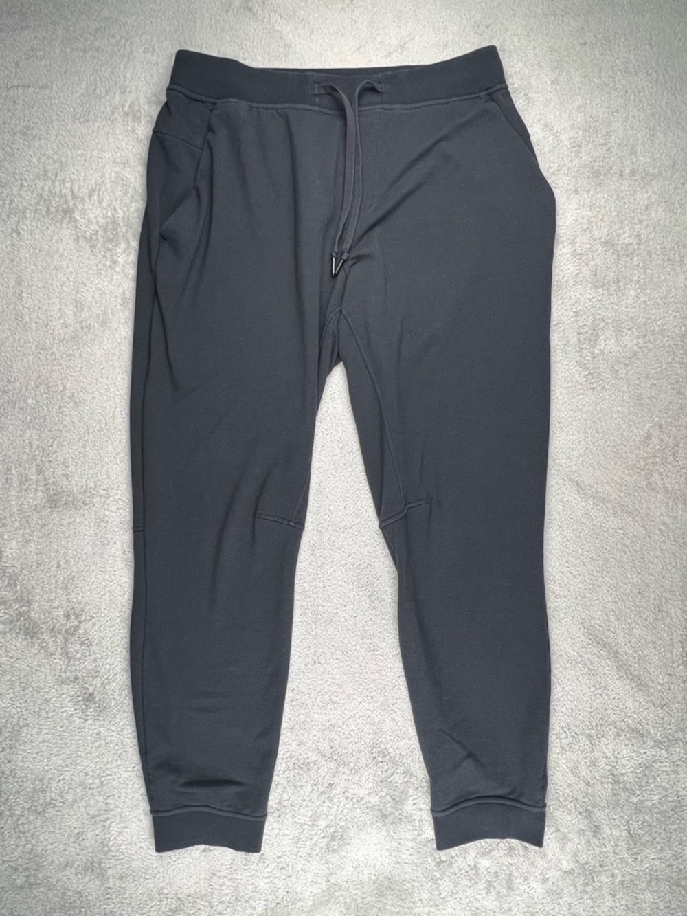 Lululemon City Sweat Jogger Activewear Pants Mens Large Black Drawstring Stretch